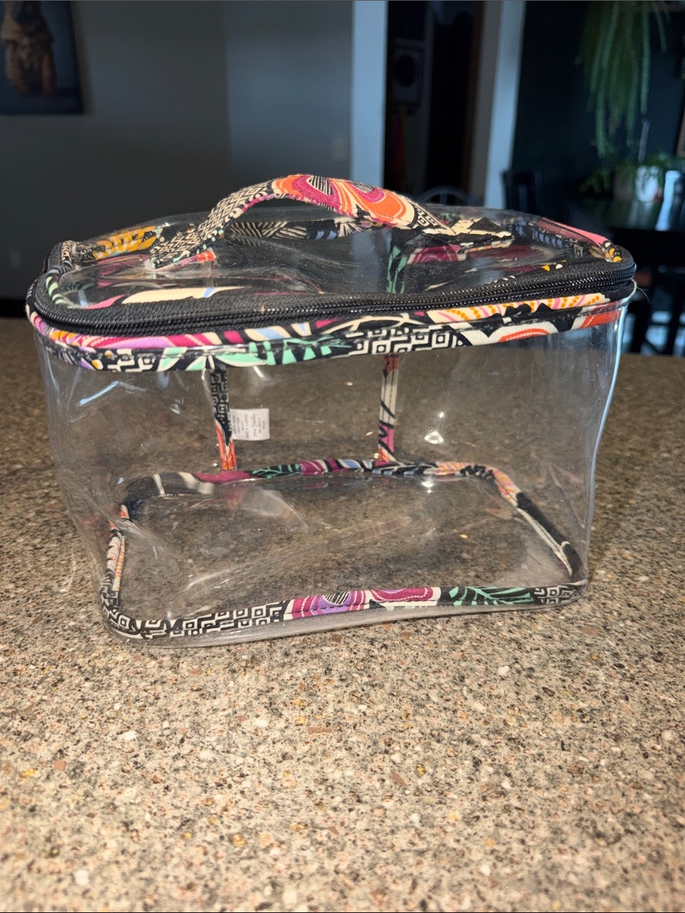 Vera Bradley Clear Cosmetic Case Bag